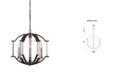 CWI Lighting CLOSEOUT! Marlia 6 Light Chandelier